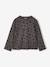 Long-sleeved T-shirt for girls ecru+grey+navy blue - vertbaudet enfant 