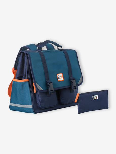 Cartable garçon personnalisable vert foncé - vertbaudet enfant 