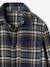 Chequered Flannel Shirt for Boys camel+chequered green+chequered navy blue+English green+night blue+slate blue - vertbaudet enfant 
