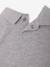 Pack of 2 newborn long-sleeved polo collar bodysuits marl grey - vertbaudet enfant 