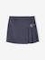 Pleated Skort for Girls, JONEN anthracite+navy blue - vertbaudet enfant 