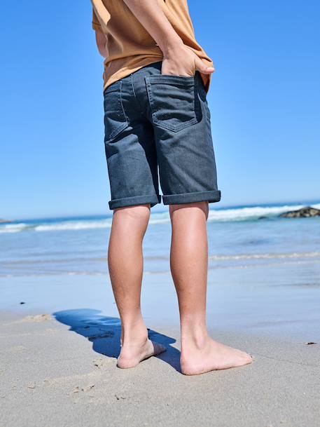 Bermuda shorts with 5 pockets navy blue - vertbaudet enfant 