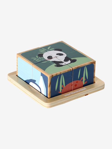 Coffret 5 jouets d’éveil bois FSC® multicolore - vertbaudet enfant 