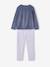 Lot de 2 pyjamas fille bleu ardoise - vertbaudet enfant 