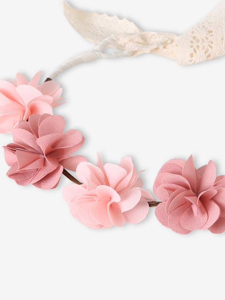 Blush pink flower crown blush - vertbaudet enfant 