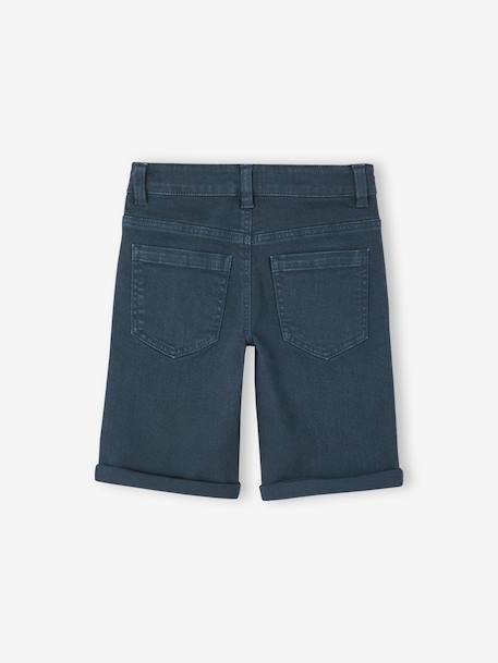 Boy's 5-pocket bermuda shorts navy blue - vertbaudet enfant 