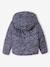 Reversible Lightweight Jacket for Girls anthracite+mauve+pale pink - vertbaudet enfant 