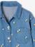 Embroidered Long-sleeved shirt for girls denim blue - vertbaudet enfant 