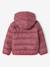 Lightweight hooded puffer jacket for girls grey green+lilac+navy blue+plum+rose - vertbaudet enfant 