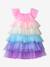 Fancy dress ruffle dress multicoloured - vertbaudet enfant 