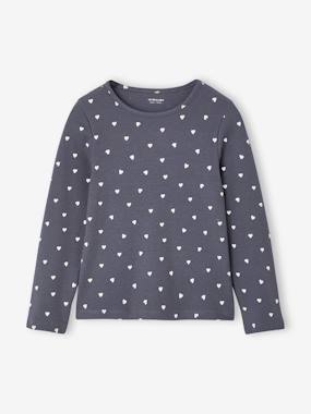 Fille-Lot de 3 T-shirts cote manches longues fille