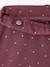 Pack of 2 Leggings Lined in Fleece Knit anthracite+plum - vertbaudet enfant 