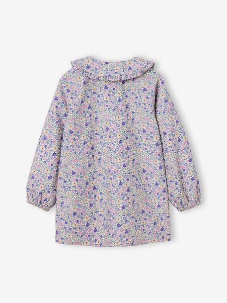 customisable pinafore apron for girls soft lilac - vertbaudet enfant 