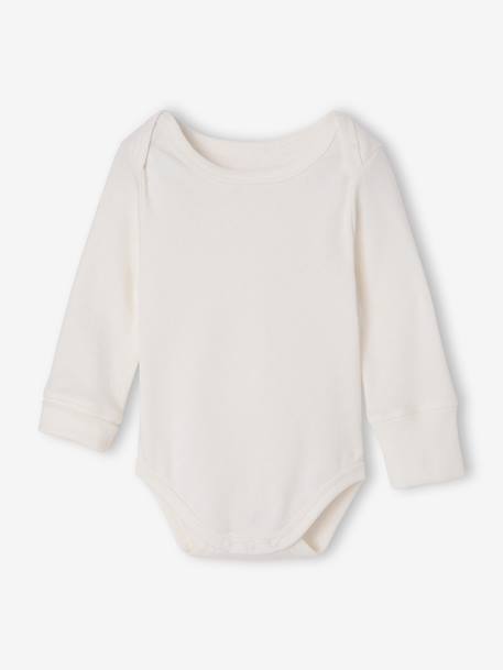 Lot de 3 bodies manches longues bébé fille rose - vertbaudet enfant 
