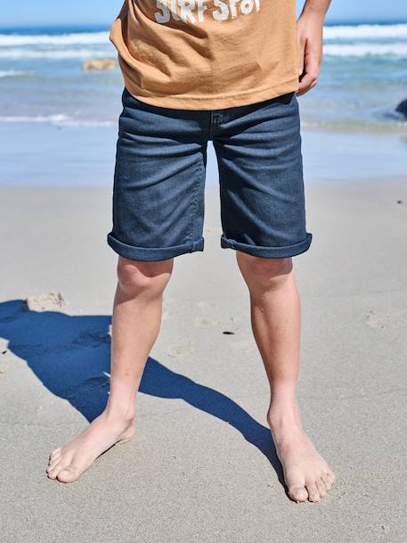 Bermuda shorts with 5 pockets navy blue - vertbaudet enfant 