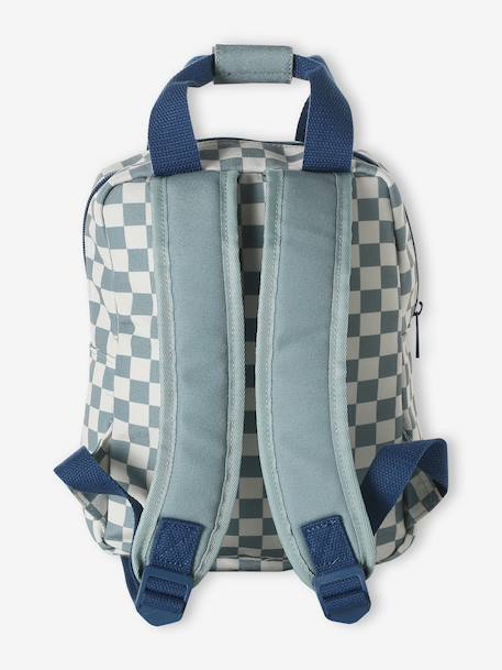 customisable baby backpack grey blue - vertbaudet enfant 