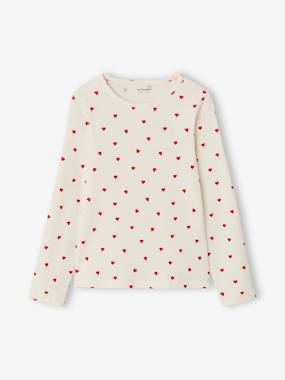 Fille-Lot de 3 T-shirts cote manches longues fille