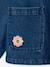 Denim jacket with corduroy collar for girls medium blue - vertbaudet enfant 