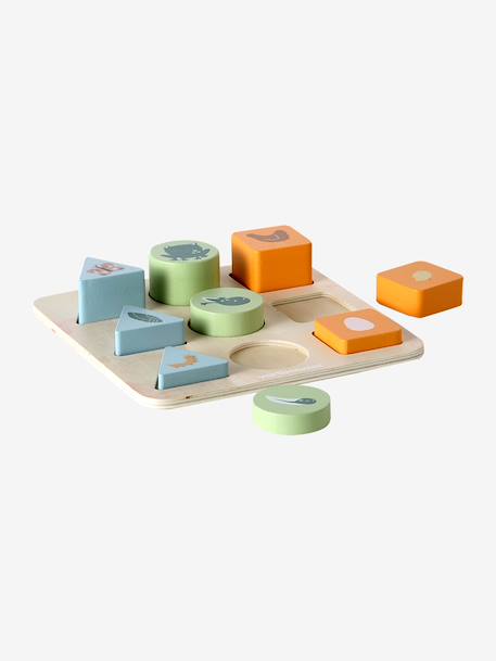 Coffret 5 jouets d’éveil bois FSC® multicolore - vertbaudet enfant 