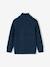 Jumper with Crossover High Neck, for Boys ocean blue - vertbaudet enfant 