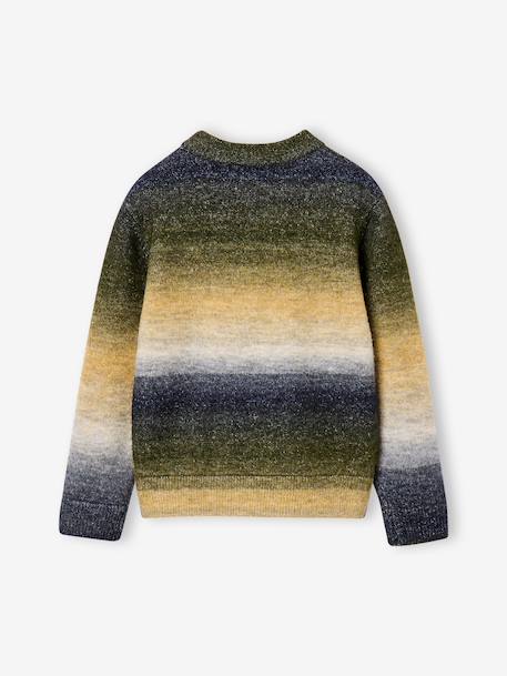 Round-neck jumper for boys ecru - vertbaudet enfant 