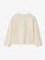 Long-sleeved T-shirt for girls anthracite+ecru+old rose - vertbaudet enfant 