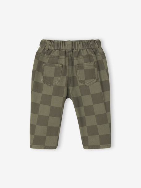 Pantalon bébé garçon kaki - vertbaudet enfant 