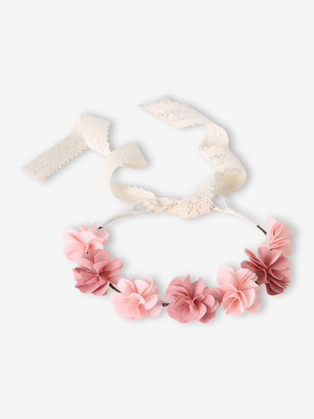 Blush pink flower crown blush - vertbaudet enfant 