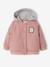 Hooded varsity jacket for baby girls rosy - vertbaudet enfant 