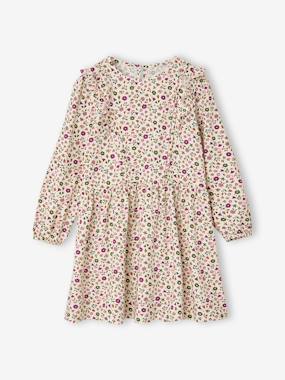 Girls-Short long-sleeved dress for girls