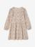 Short long-sleeved dress for girls ivory+vanilla - vertbaudet enfant 