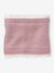 Girls knitted hat, snood and gloves set pale pink - vertbaudet enfant 