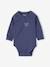 Pack of 3 long-sleeved newborn bodysuits for boys blue - vertbaudet enfant 