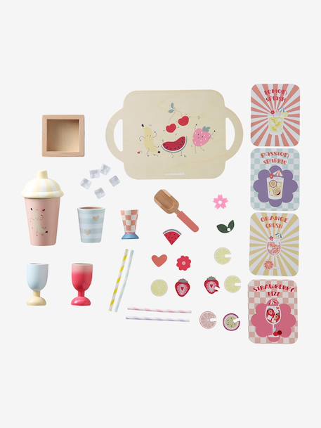 FSC100® wooden mocktail set multicoloured - vertbaudet enfant 