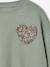 Sweatshirt for girls grey green - vertbaudet enfant 