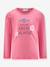 Happy Girls long-sleeved T-shirt with 'first class' print for girls sweet pink - vertbaudet enfant 