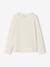 Pack of 3 long-sleeved T-shirts for girls ecru+ink blue+vanilla - vertbaudet enfant 