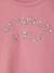 Long-sleeved T-shirt for girls ecru+mauve - vertbaudet enfant 