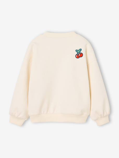 The Sweatshirt for girls ecru - vertbaudet enfant 