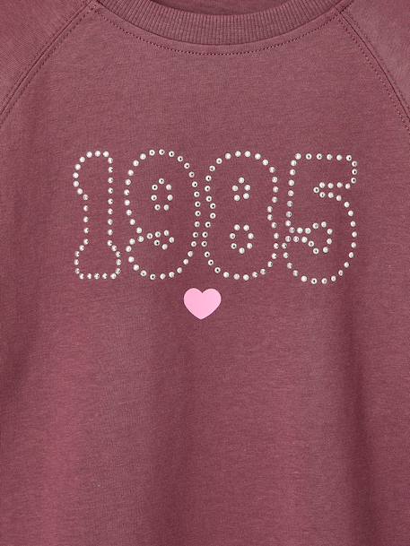 Long-sleeved T-shirt for girls ink blue+plum - vertbaudet enfant 