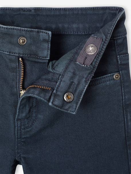 Boy's 5-pocket bermuda shorts navy blue - vertbaudet enfant 