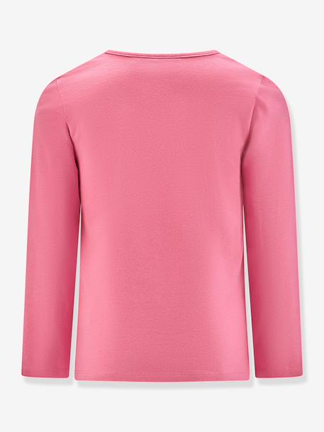 T-shirt manches longues Première Classe fille Happy Girls rose bonbon - vertbaudet enfant 