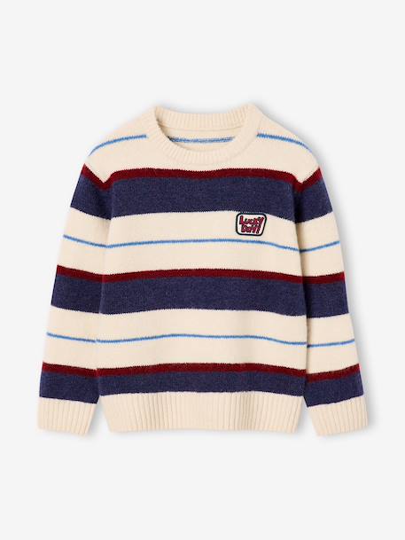 Jumper for boys hazel+navy blue - vertbaudet enfant 