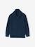 Jumper with Crossover High Neck, for Boys ocean blue - vertbaudet enfant 