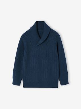 Pull col montant croisé garçon - vertbaudet enfant Garçon-Pull col montant croisé garçon