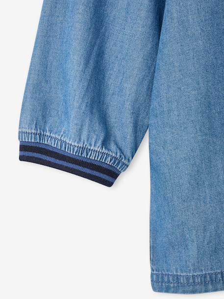 Tablier garçon personnalisable bleu jean - vertbaudet enfant 