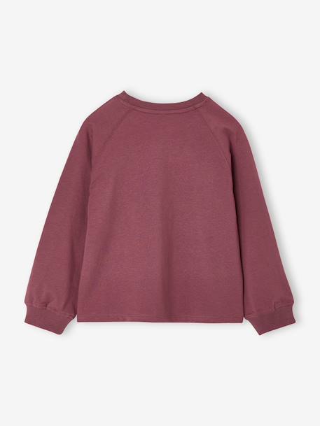 Long-sleeved T-shirt for girls ink blue+plum - vertbaudet enfant 