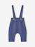Baby bodysuit and trousers set medium blue - vertbaudet enfant 