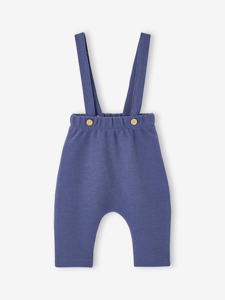 Ensemble body et pantalon bébé bleu moyen - vertbaudet enfant 
