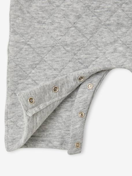 Customisable 3-piece baby set marl grey - vertbaudet enfant 